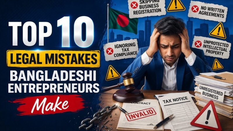 Legal Mistakes Bangladeshi Entrepreneurs