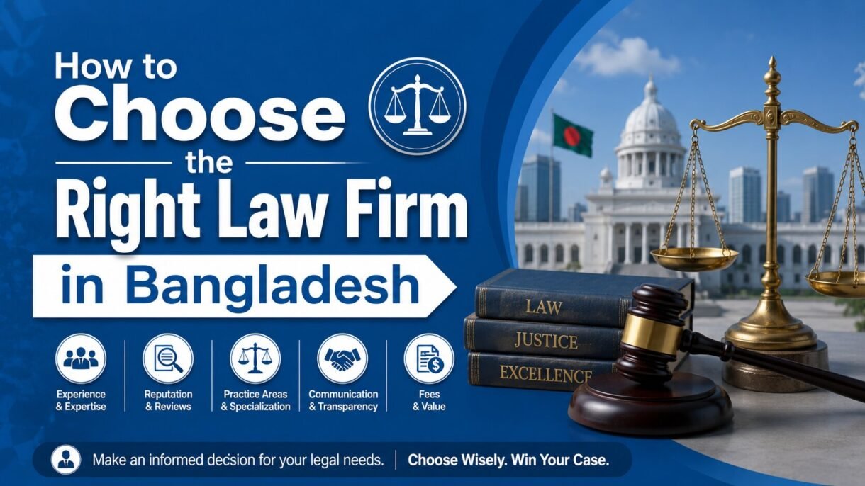 How to Choose the Right Law Firm in Bangladesh