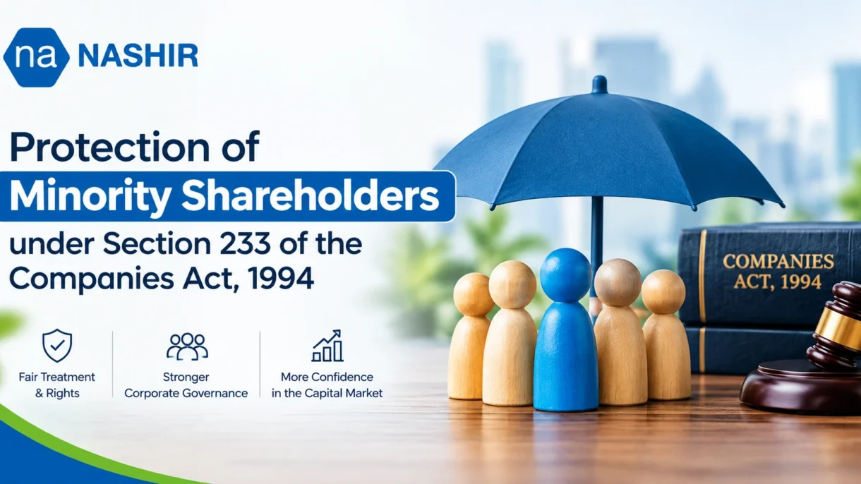 Protection of Minority Shareholders under Section 233 of the Companies Act, 1994